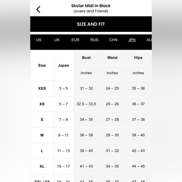 Lovers and Friends Skylar Midi in Black, size XS, Worn Once, Perfect Condition - Picture 6 of 9